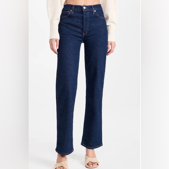 RE/DONE 90S High Rise Loose Comfort Stretch - sz 25 - Picture 1 of 9
